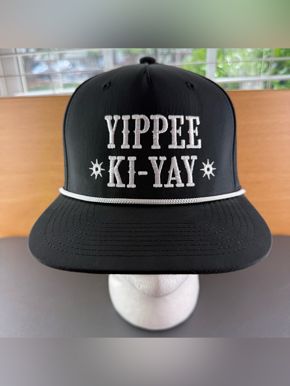 Yippee Ki‐Yay Die Hard Movies John McClane Bruce Willis Rope Snapback Hat